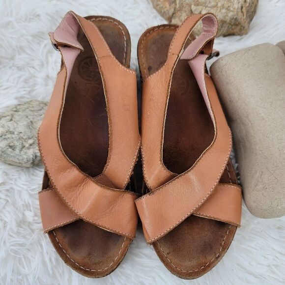 Lemon n lime cork bottom comfort sandals - Picture 10 of 11